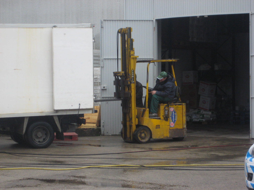forklift at work